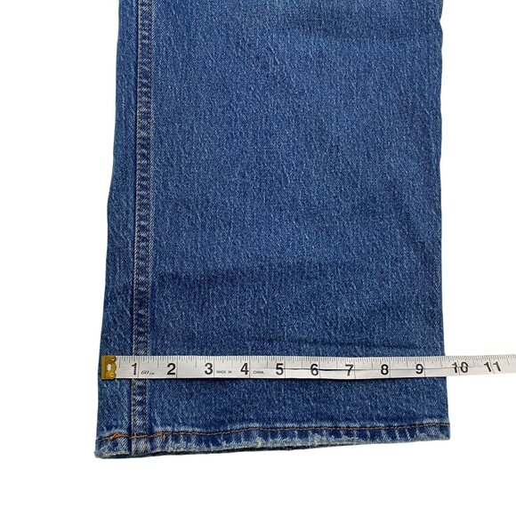 Abercrombie & Fitch Curve Love Baggy Low Rise Jeans Size 31/12 Blue Denim - Picture 11 of 12